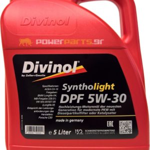 Λιπαντικό αυτοκινήτου Divinol Syntholight DPF 5W30 5L