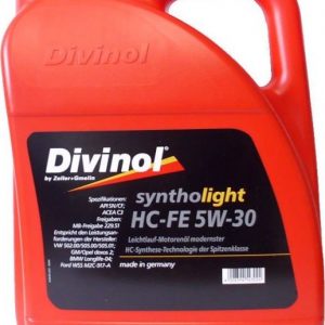 Λιπαντικό αυτοκινήτου Divinol Syntholight HC-FE 5W30 5L