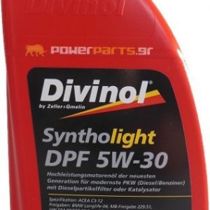 Λιπαντικό αυτοκινήτου Divinol Syntholight DPF 5W30 1L