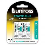 Uniross Power Plus αλκαλική μπαταρία AAA - LR03