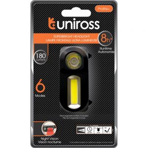 Uniross επαναφορτιζόμενος φακός κεφαλής PROLITE PLUS LED