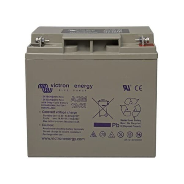 Victron Energy 12V/22Ah AGM Deep Cycle Battery