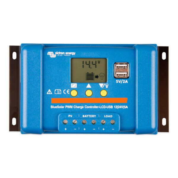 Victron Energy BlueSolar PWM-LCD&USB 12/24V-5A