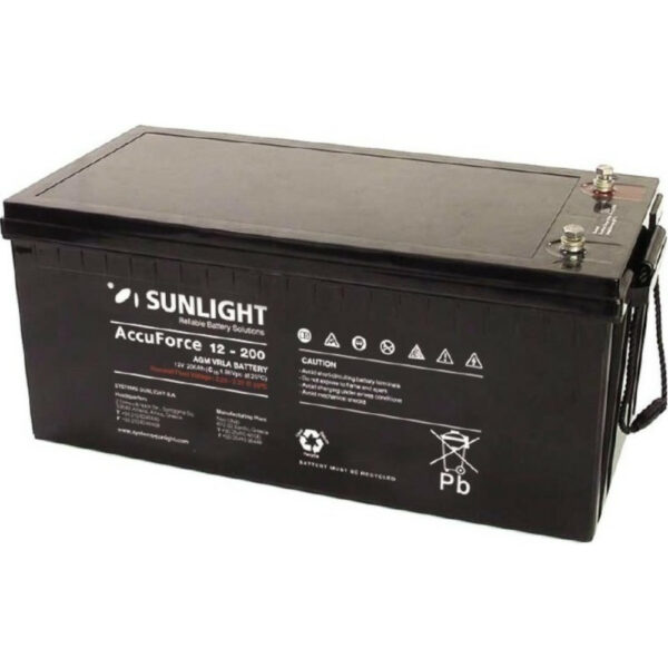 Μπαταρία VRLA Sunlight ACCUFORCE12-200 12V 200Ah