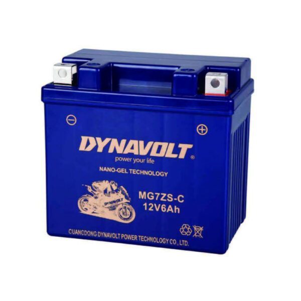 Μπαταρία μοτοσυκλέτας DYNAVOLT Nano Gel SMF MG7ZS-C 12V 6Ah