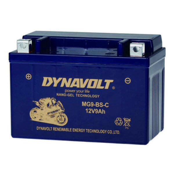 Μπαταρία μοτοσυκλέτας DYNAVOLT Nano Gel SMF MG9-BS-C 12V 9Ah