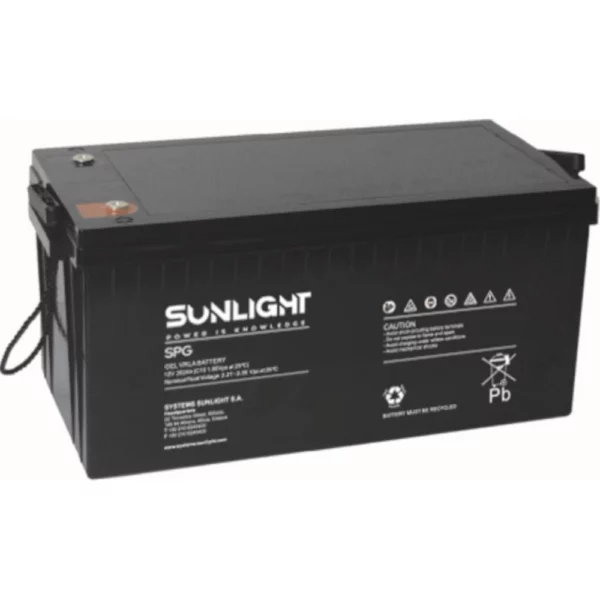 Μπαταρία βαθιάς εκφόρτισης Sunlight SPG12-55S 12V 55Ah