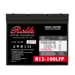 Μπαταρία λιθίου Rolls R12 100LFP 12V 100Ah