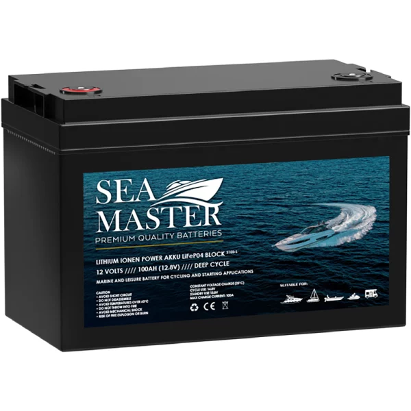 Μπαταρία σκάφους Sea Master SM12-100LFP 12V 100Ah